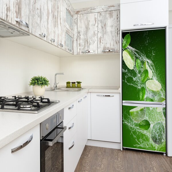 Nálepka na ledničku do domu fototapeta Limetky FridgeStick-70x190-f-85654366