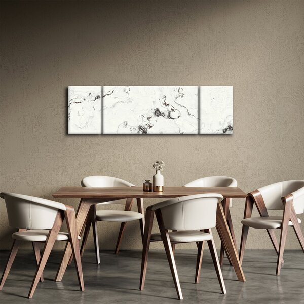 Obraz - Bílý mramor (170x50 cm)
