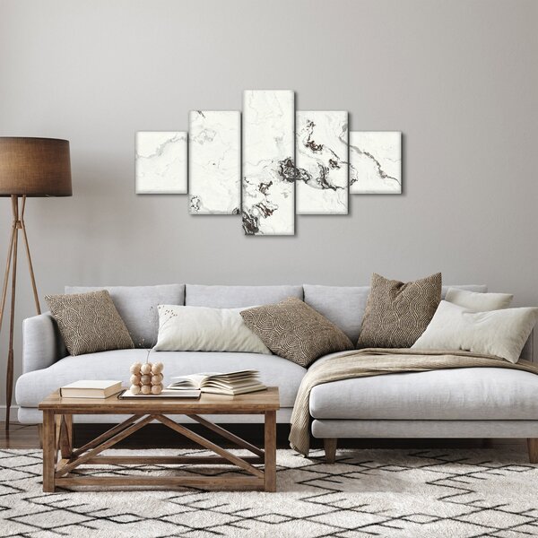 Obraz - Bílý mramor (125x70 cm)