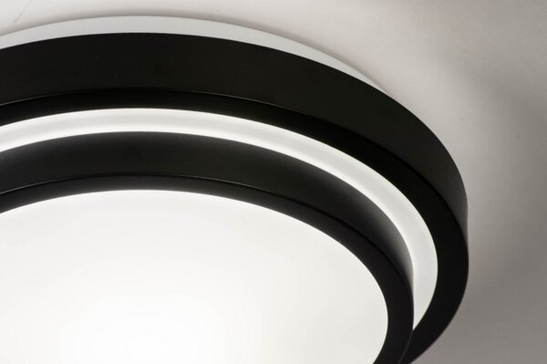 Stropní svítidlo do koupelny Aston X Black (LMD)