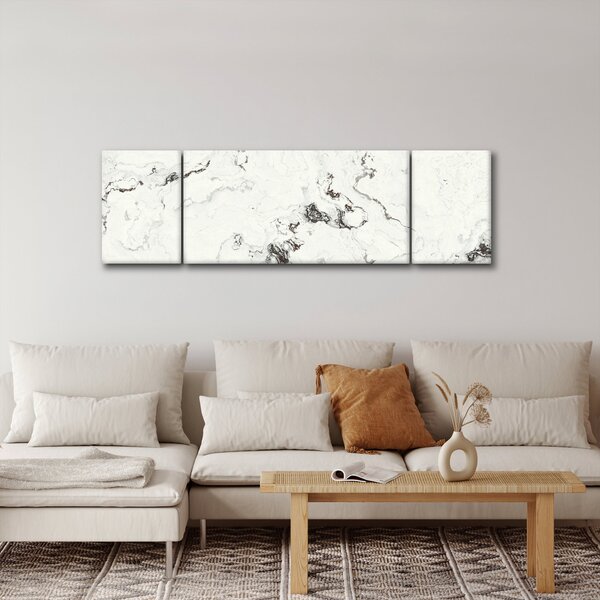 Obraz - Bílý mramor (170x50 cm)