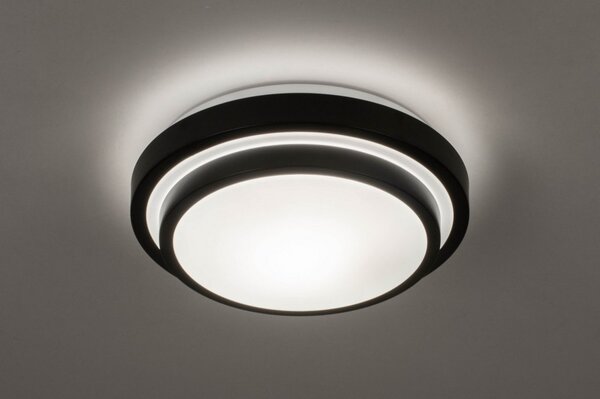 Stropní svítidlo do koupelny Aston X Black (LMD)