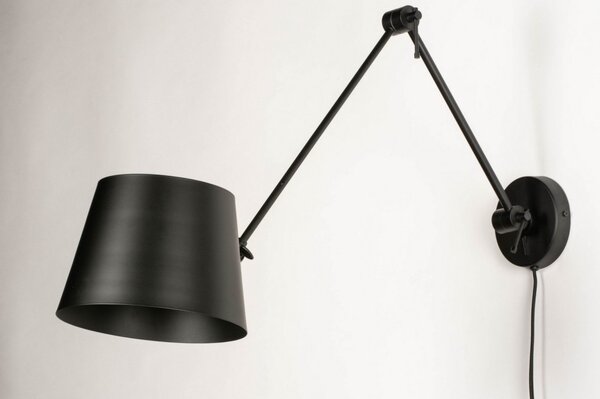 Nástěnné designové svítidlo s ramenem Snap Fosca Black (LMD)