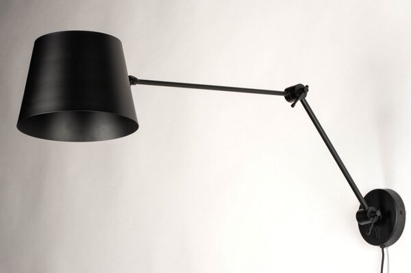 Nástěnné designové svítidlo s ramenem Snap Fosca Black (LMD)