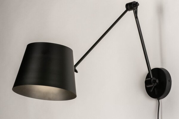 Nástěnné designové svítidlo s ramenem Snap Fosca Black (LMD)