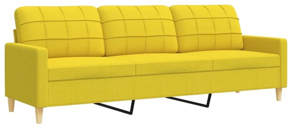2dílná sedací souprava světle žlutá textil 3278324