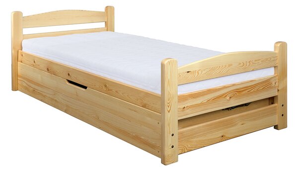 Drewmax dřevěná postel LK144 90x200 borovice
