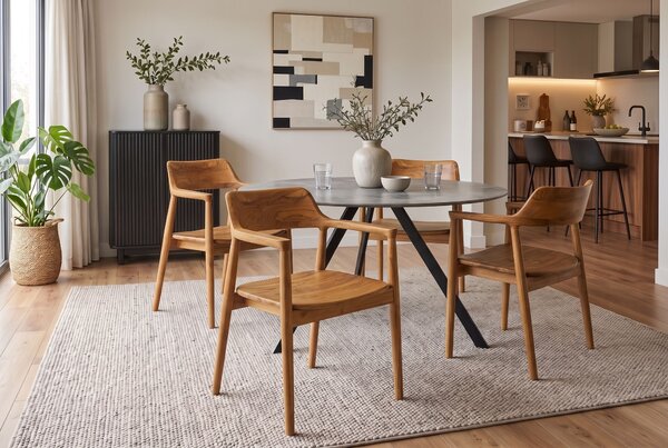 2SET jídelní židle KENNEDY masiv teak Nábytek | Jídelní prostory | Jídelní židle | Klasické