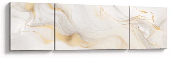 Obraz - Abstrakce s dekorem (170x50 cm)