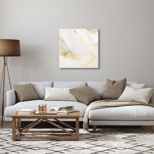 Obraz - Abstrakce s dekorem (30x30 cm)