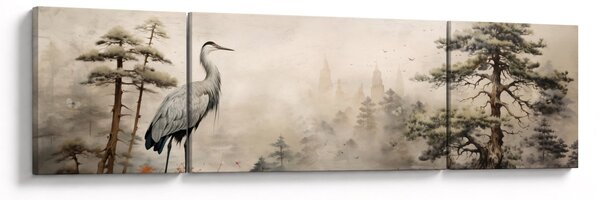 Obraz - Kreslená krajina (170x50 cm)
