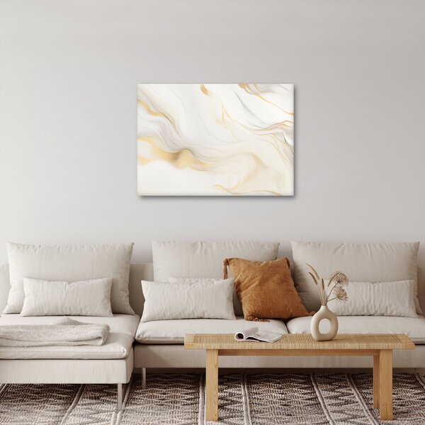 Obraz - Abstrakce s dekorem (70x50 cm)