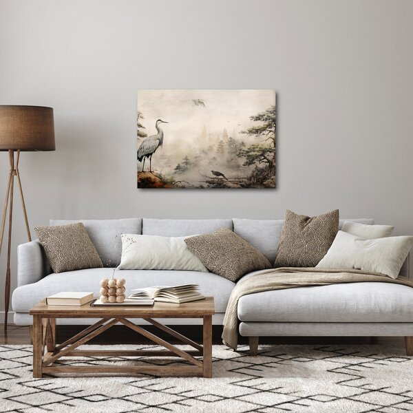 Obraz - Kreslená krajina (70x50 cm)