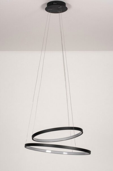 Závěsné LED svítidlo nad stůl Dualle Area Black (LMD)