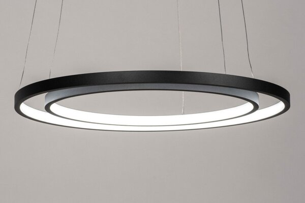 Závěsné LED svítidlo nad stůl Dualle Area Black (LMD)