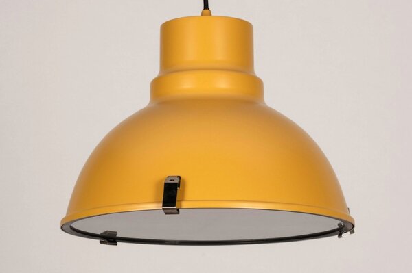 Závěsné žluté retro svítidlo nad stůl Yellowbruin (LMD)