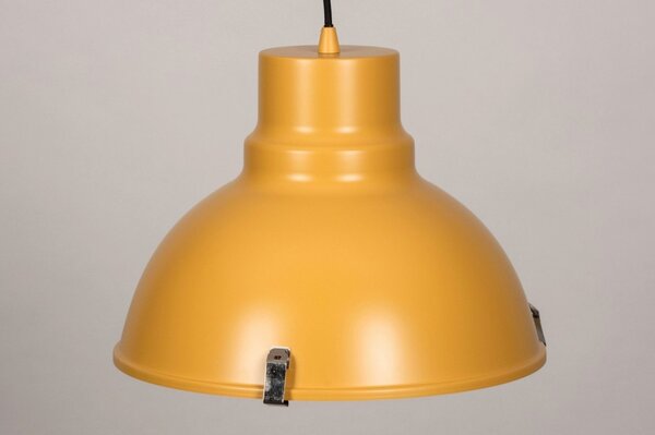 Závěsné žluté retro svítidlo nad stůl Yellowbruin (LMD)