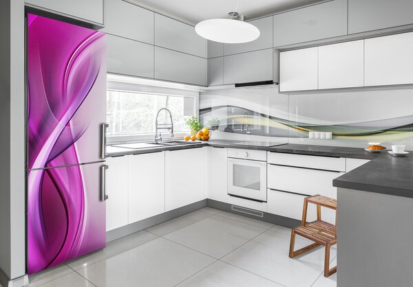Nálepka na ledničku Vlny pozadí FridgeStick-70x190-f-85811207