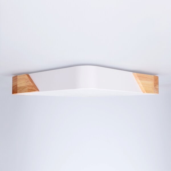 Brilagi - LED Stropní svítidlo PILANA LED/24W/230V dub/bílá 32x32 cm