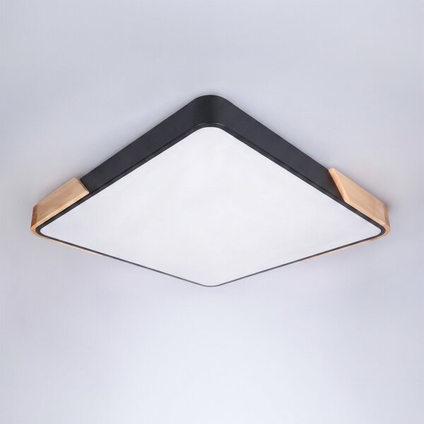 Brilagi - LED Stmívat. svítidlo PILANA LED/60W/230V dub/černá 56x56 cm + DO