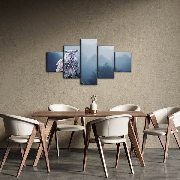Obraz - Sova sněžná (125x70 cm)