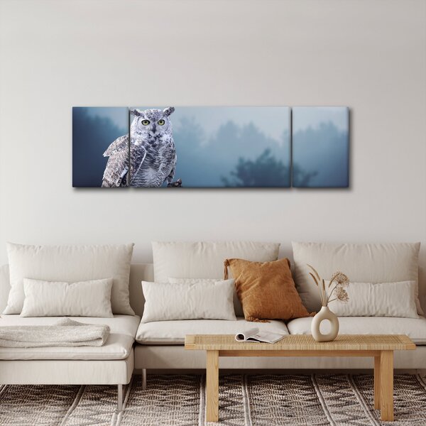 Obraz - Sova sněžná (170x50 cm)