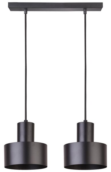Lustr na lanku RIF 2xE27/60W/230V černá