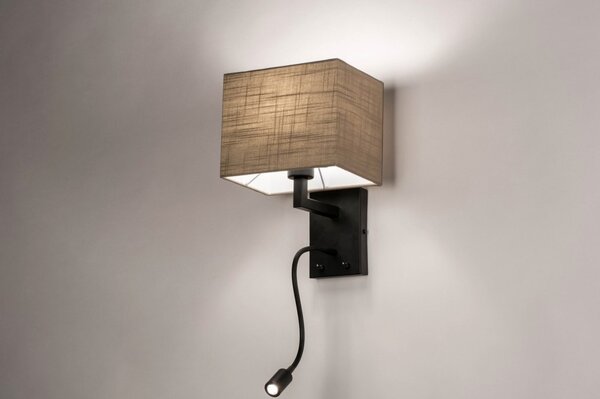 Nástěnné svítidlo Talisman Taupe and Black (LMD)