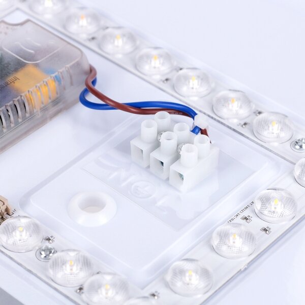 Brilagi-LED Stmívatelné stropní svítidlo LUCIA LED/48W/230V pr. 41 cm červená+DO