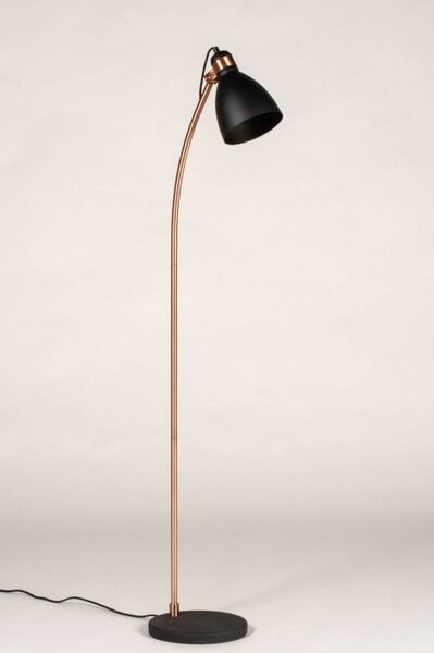 Stojací industriální černá lampa Black and Cooper Marina Industry (LMD)