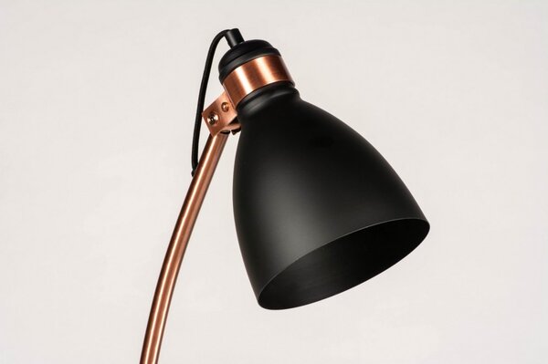 Stojací industriální černá lampa Black and Cooper Marina Industry (LMD)