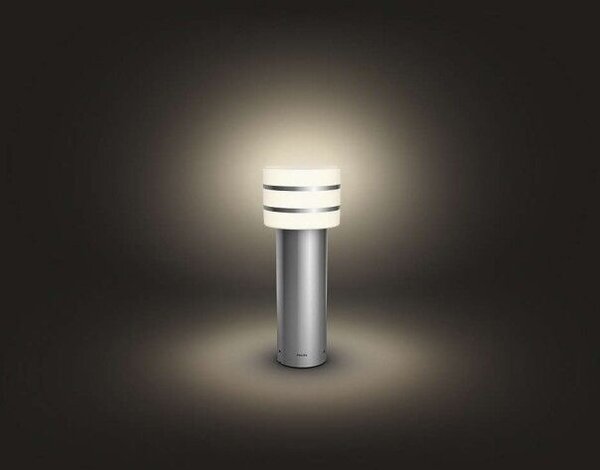 17405/47/P0 Hue White Tuar venkovní sloupkové LED svítidlo E27 1x9,5W 806lm 2700K IP44 nerez