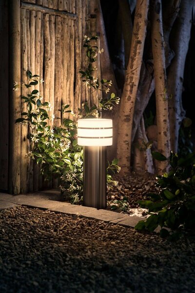 17405/47/P0 Hue White Tuar venkovní sloupkové LED svítidlo E27 1x9,5W 806lm 2700K IP44 nerez
