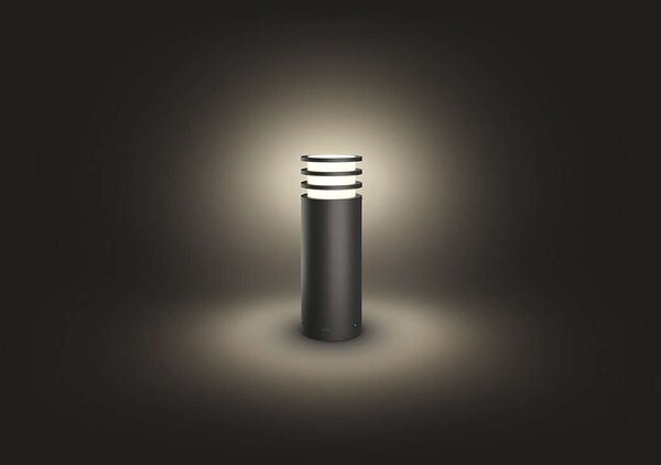 17402/93/P0 Hue White Lucca venkovní sloupkové LED svítidlo E27 1x9,5W 806lm 2700K IP44 antracit