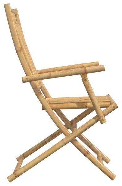 Skládací židle 8 ks 53x66x99 cm bambus 3278516