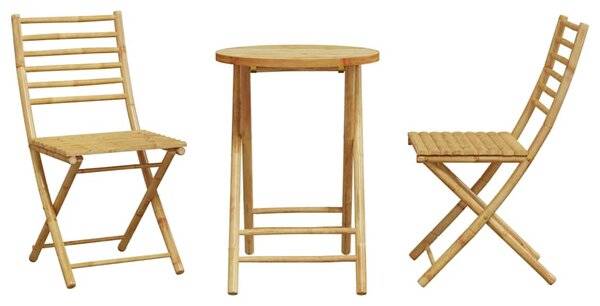 3dílný bistro set bambus 3278536