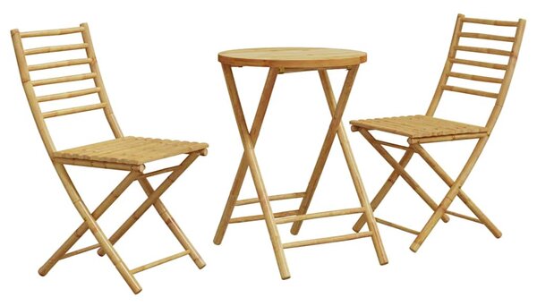 3dílný bistro set bambus 3278536
