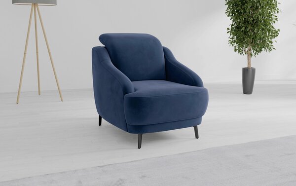 KŘESLO, textil, modrá Sit & More - Online Only křesla & taburety, Online Only