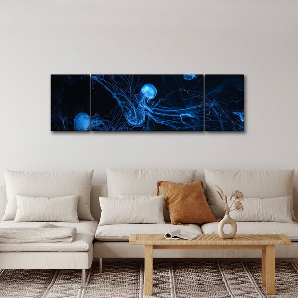 Obraz - Medúzy (170x50 cm)