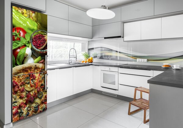 Nálepka na ledničku do domu fototapeta Pizza FridgeStick-70x190-f-86386150