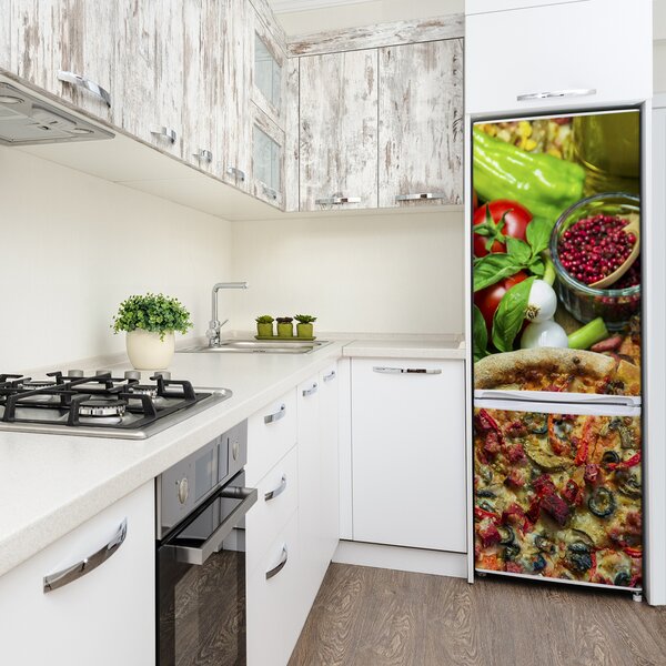 Nálepka na ledničku do domu fototapeta Pizza FridgeStick-70x190-f-86386150