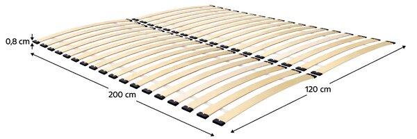 BREZO ROST LAMELOVY 120X200 36 LAMIEL DOPREDAJ