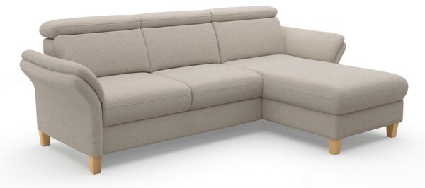 ROHOVÁ SEDAČKA, textil, šedohnědá Sit & More - Sedací soupravy, Online Only