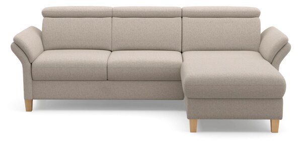ROHOVÁ SEDAČKA, textil, šedohnědá Sit & More - Sedací soupravy, Online Only