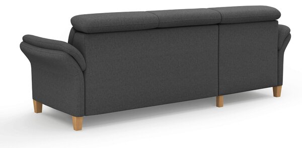 ROHOVÁ SEDAČKA, textil, tmavě šedá Sit & More - Sedací soupravy, Online Only