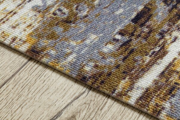 Associated Weavers Běhoun pogumovaný DIGITAL - BERGEN Marocký Jetel béžový šedý Šíře: 65 cm