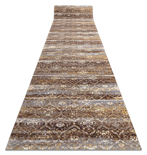 Associated Weavers Běhoun pogumovaný DIGITAL - BERGEN Marocký Jetel béžový šedý Šíře: 65 cm