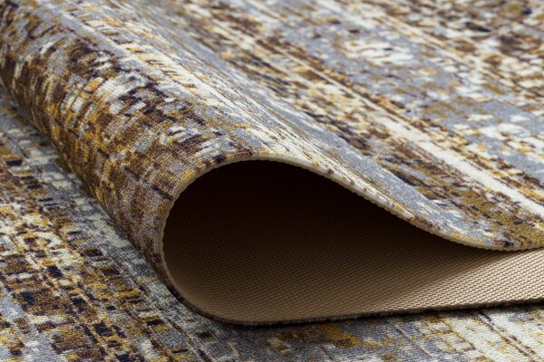 Associated Weavers Běhoun pogumovaný DIGITAL - BERGEN Marocký Jetel béžový šedý Šíře: 65 cm