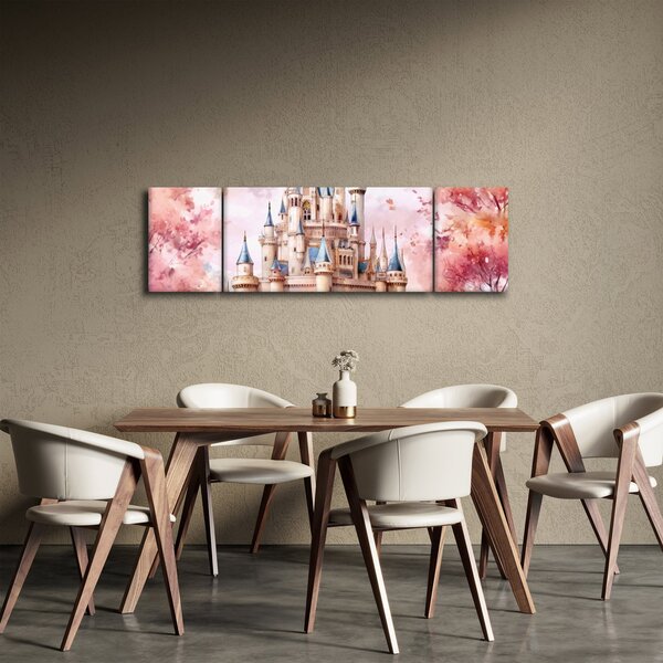 Obraz - Pohádkový zámek (170x50 cm)