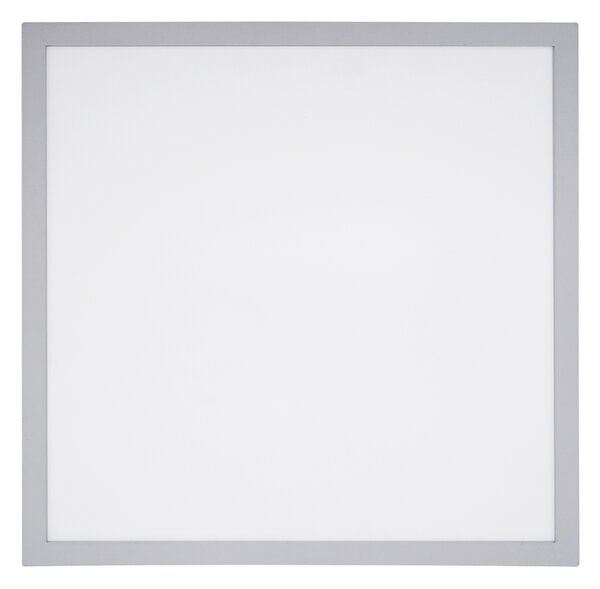 EMITHOR LED panel ALVARO, 40W, denní bílá, 60x60cm, čtvercový, stříbrný 49032